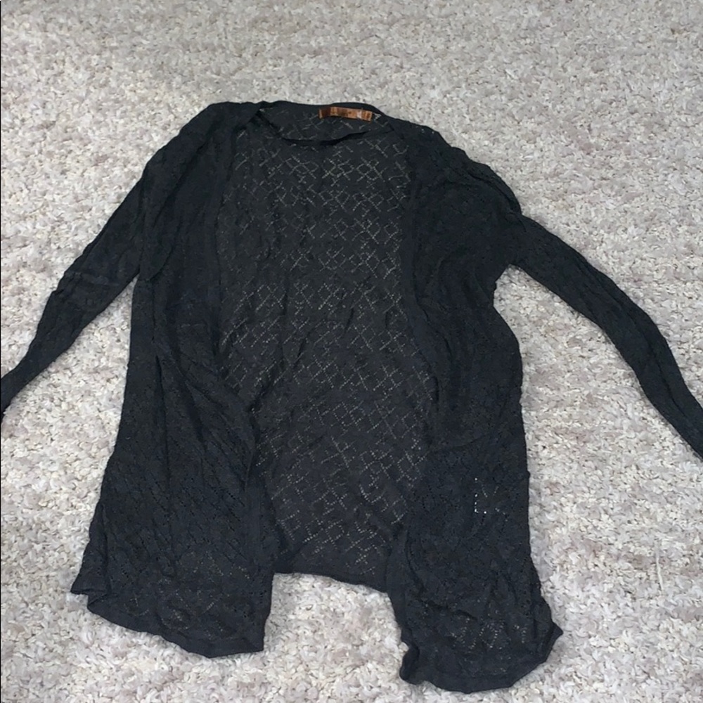 Grey cardigan